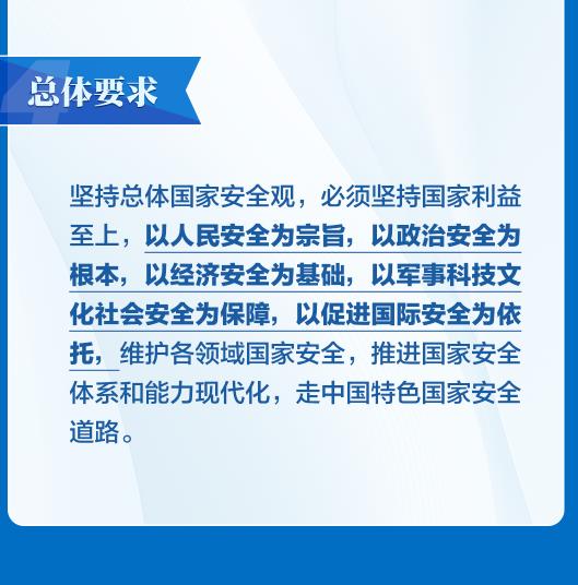 一圖全解總體國(guó)家安全觀